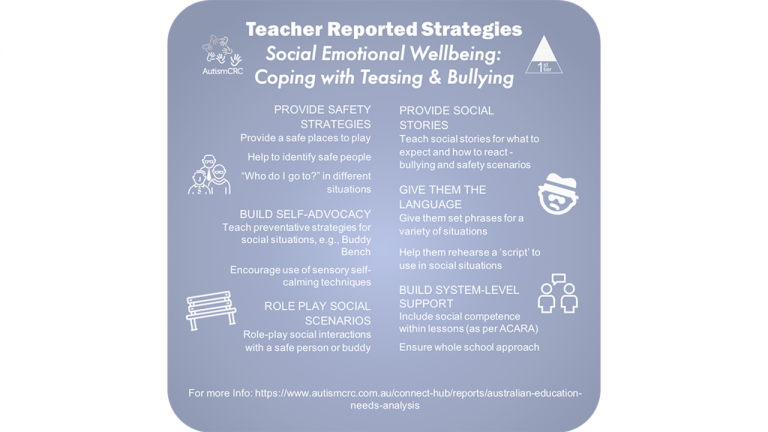 Social emotional wellbeing: coping with teasing and bullying