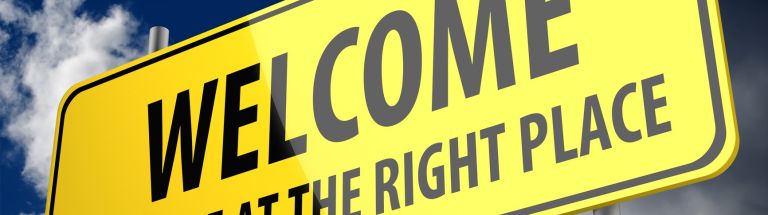 Welcome sign